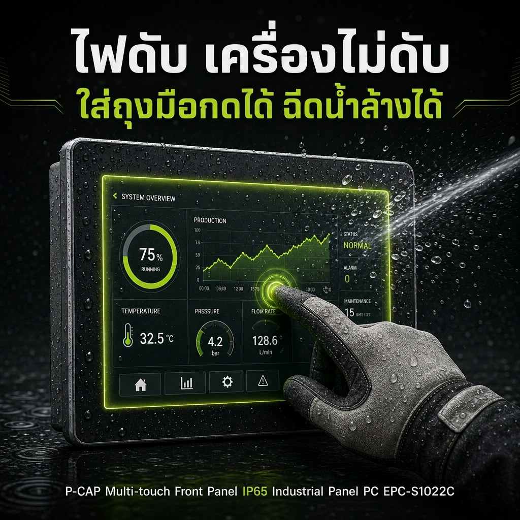 หน้าจอทัช IP65
